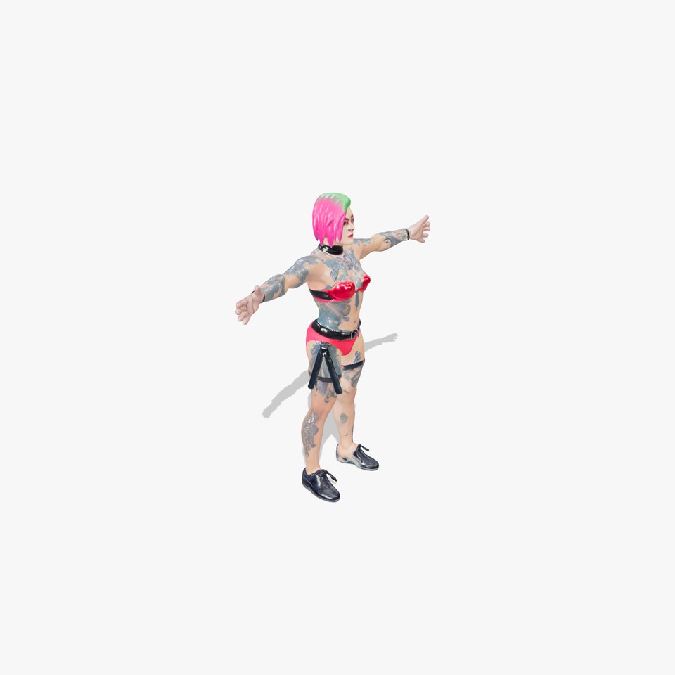Neon Punk Character model pack